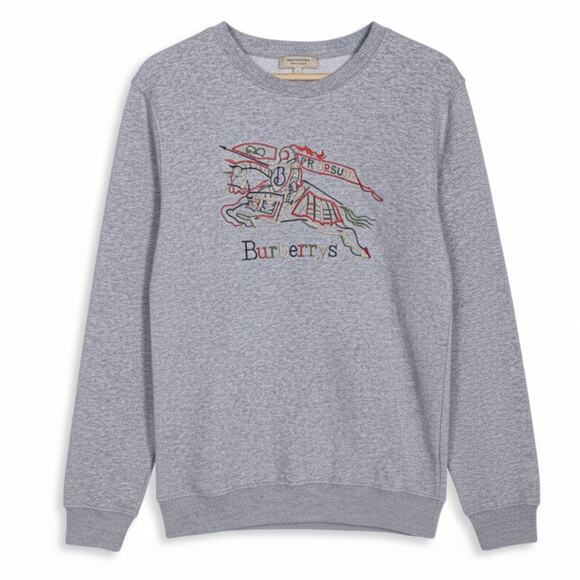 Burberry Other - Burberry London Burberrys Prosum EKD Equestrian Men's Large Gray Sweatshirt